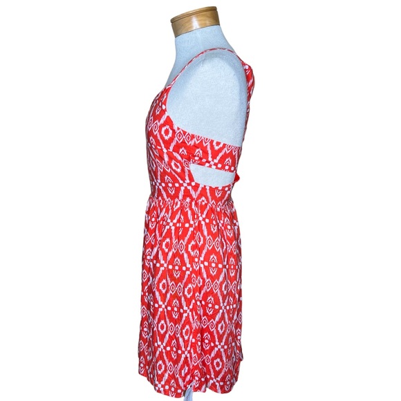 Everly Women’s Racerback Ikat Print Dress With Side & Back Cutouts Small… - Picture 8 of 16